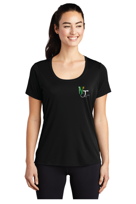 LST420 Sport-Tek ® Ladies Posi-UV ® Pro Scoop Neck Tee