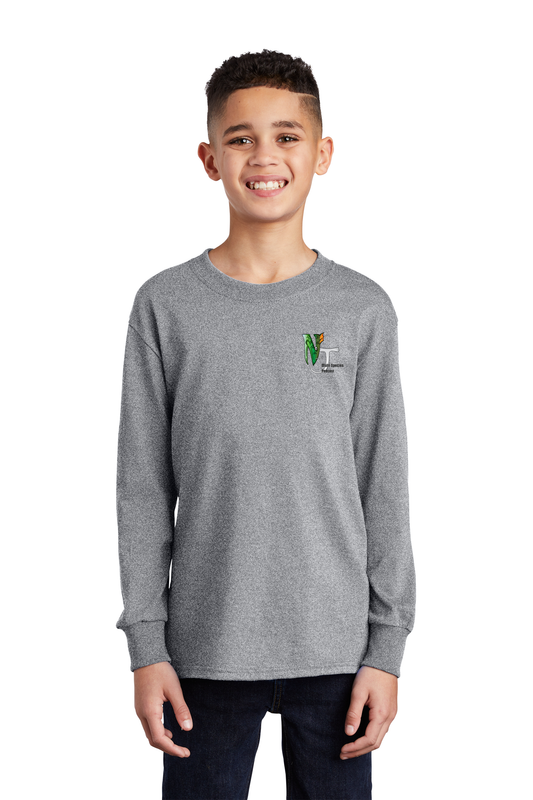 PC54YLS Port & Company® Youth Long Sleeve Core Cotton Tee