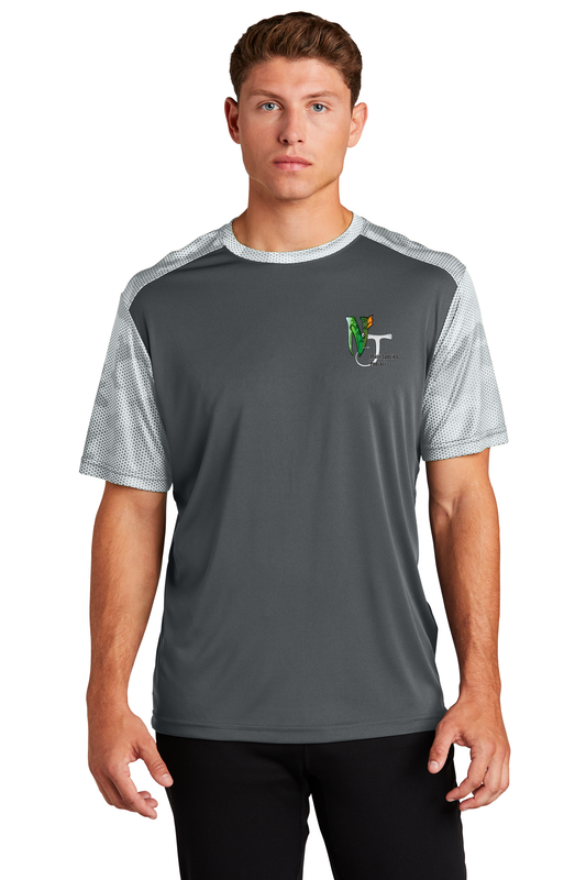 ST371 Sport-Tek® CamoHex Colorblock Tee